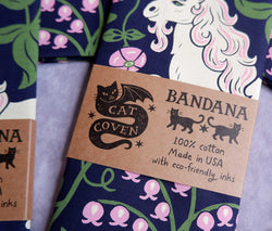 Unicorn Garden - Cotton Bandana