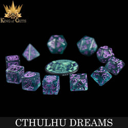 King of Crits Dice Set - Cthulhu Dreams (11-Piece)
