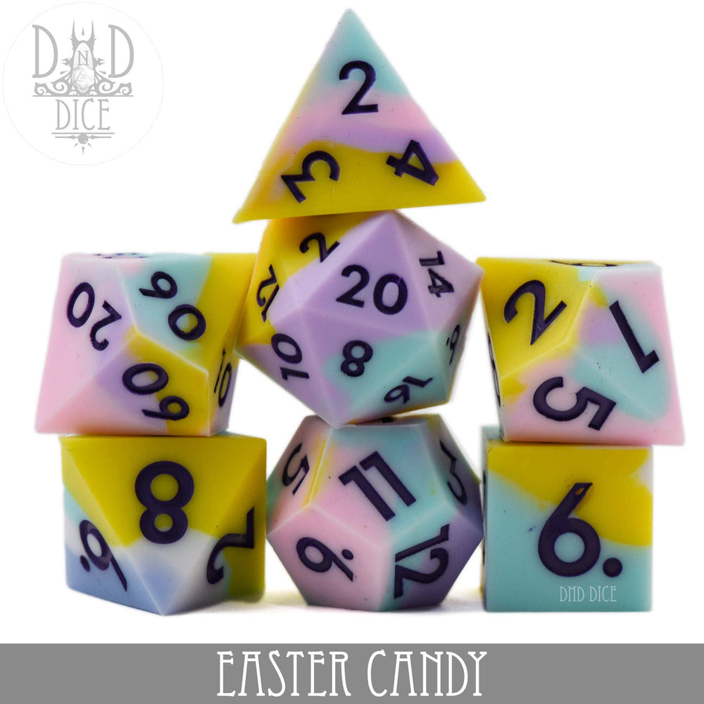 Silicone Dice Set - Easter Candy