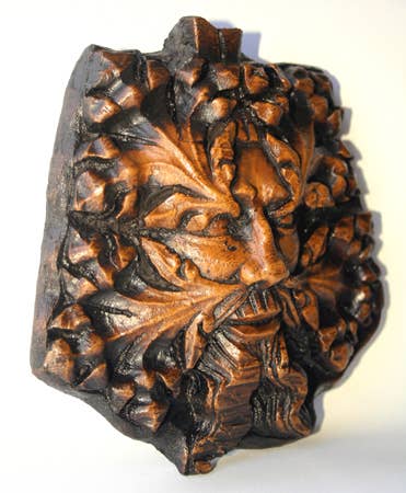 Reproduction Medieval Carving - Pagan Green Man II