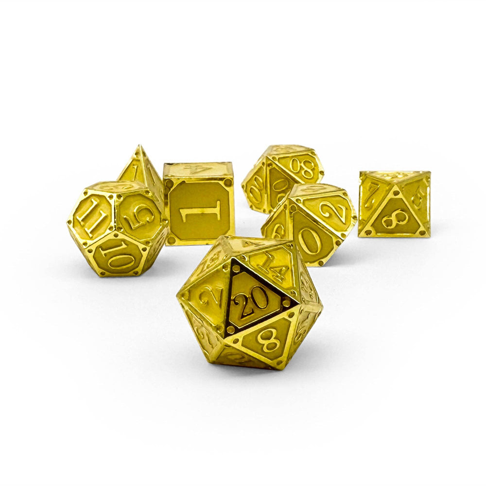 RPG Dice Set - Crystals of Light (Storybook)