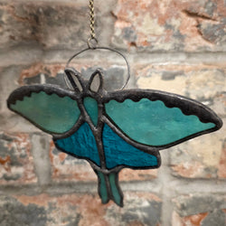 Stained Glass Suncatcher - Luna Moth
