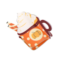 Hair Clip - Cartoon Popcorn