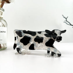 Hair Clip - Cow
