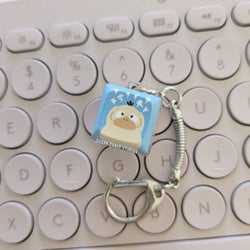 Fidget Keycap Keychain - Confused Duck