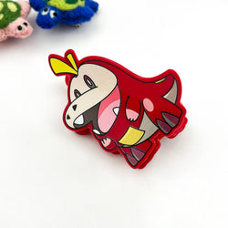 Hair Clip - Pink Monster