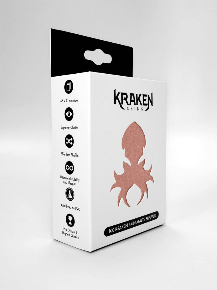 Kraken Skin Sleeves - Rose Gold Matte