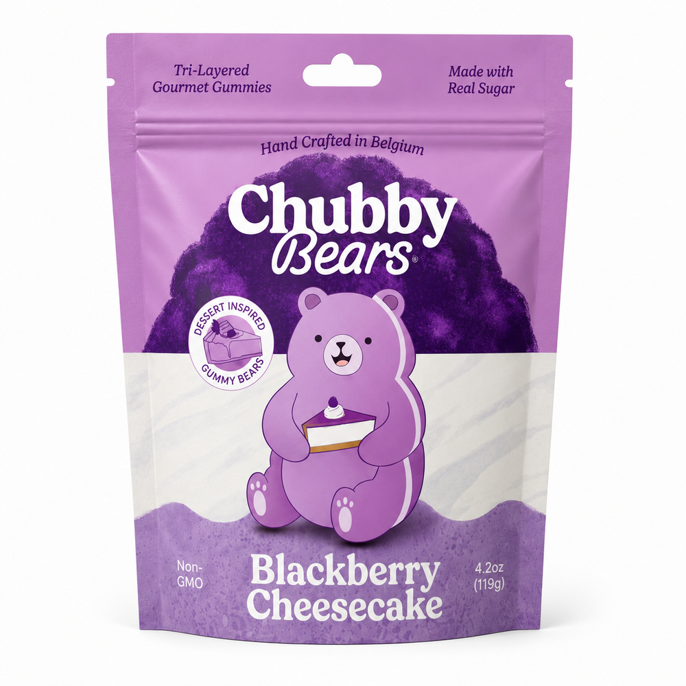 Chubby Bears - Blackberry Cheesecake Gummy Bears