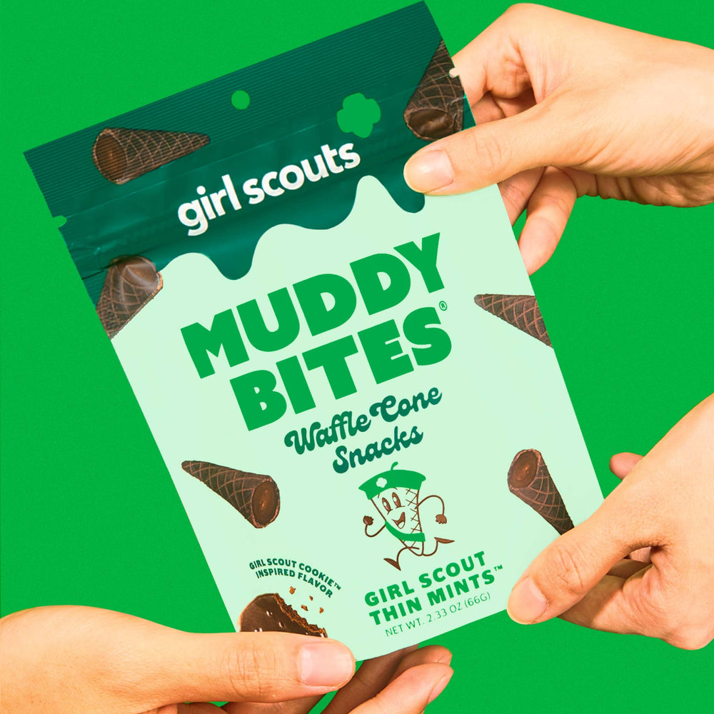 Muddy Bites - Thin Mint Waffle Cone Snacks