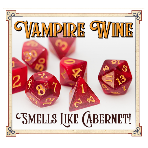 Scented RPG Dice - Vampire Wine