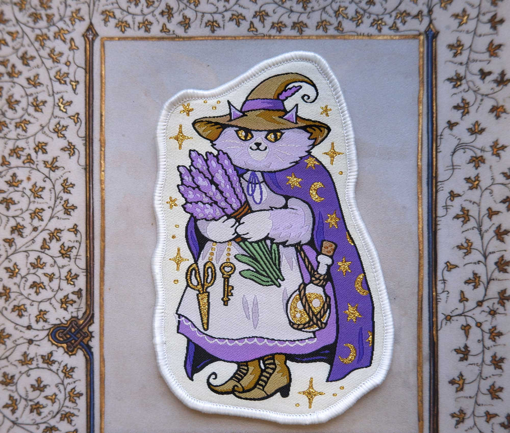 Cat Witch - Embroidered Patch