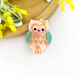 Hair Clip - Gray Owl