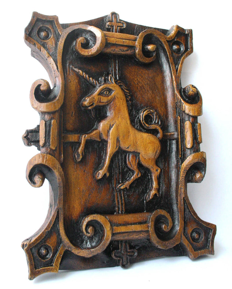 Reproduction Medieval Carving - Mythical Unicorn