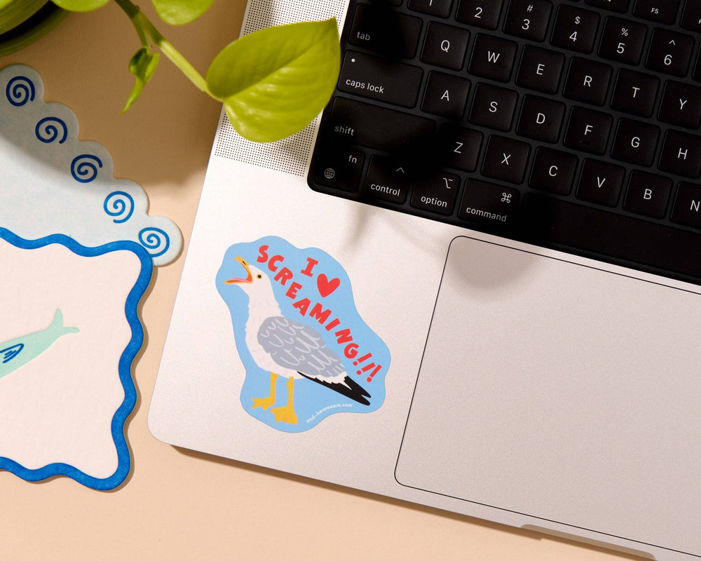 Vinyl Sticker - I Heart Screaming