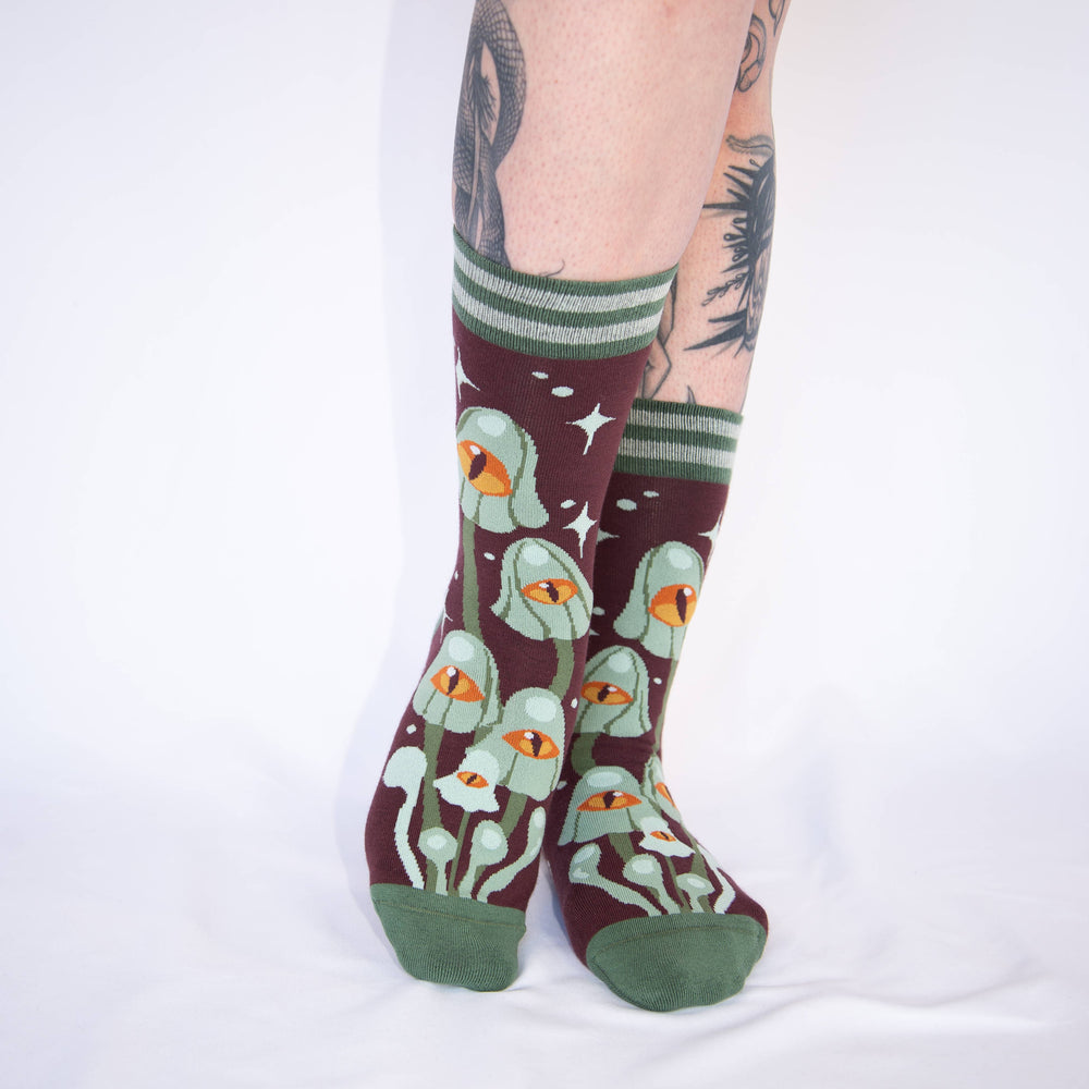 Crew Socks - Mystic Mushrooms
