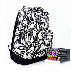 Color Your Own - Backpack (Retro Tech)