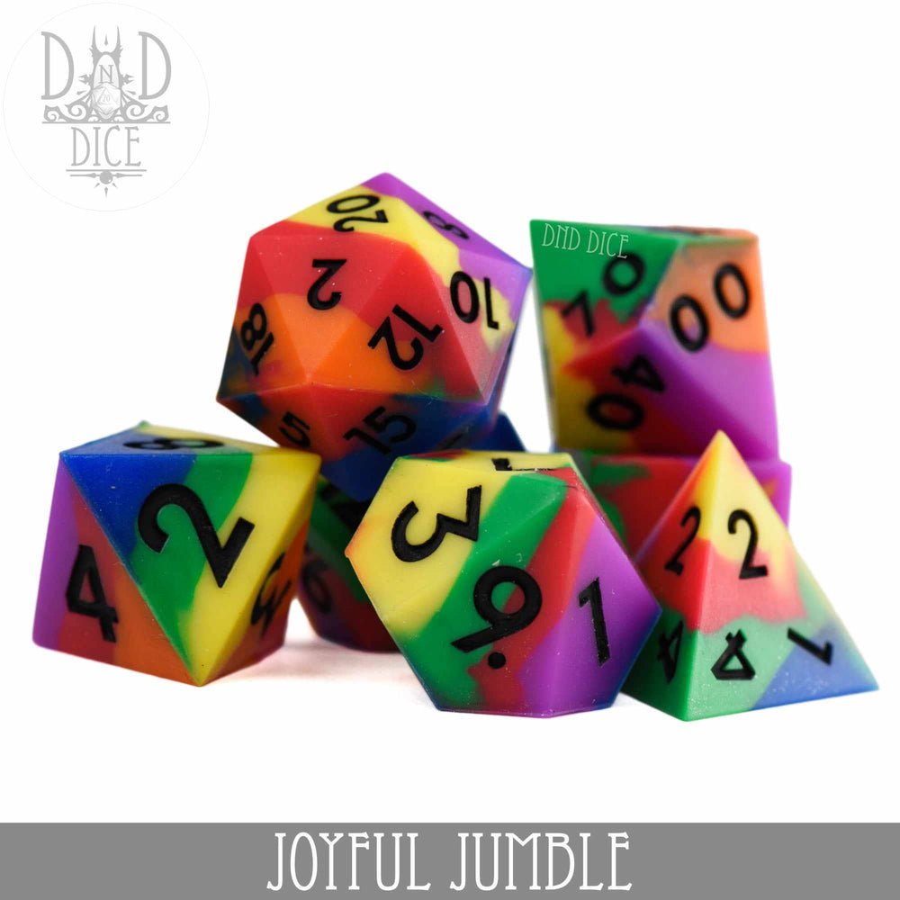 Silicone Dice Set - Joyful Jumble
