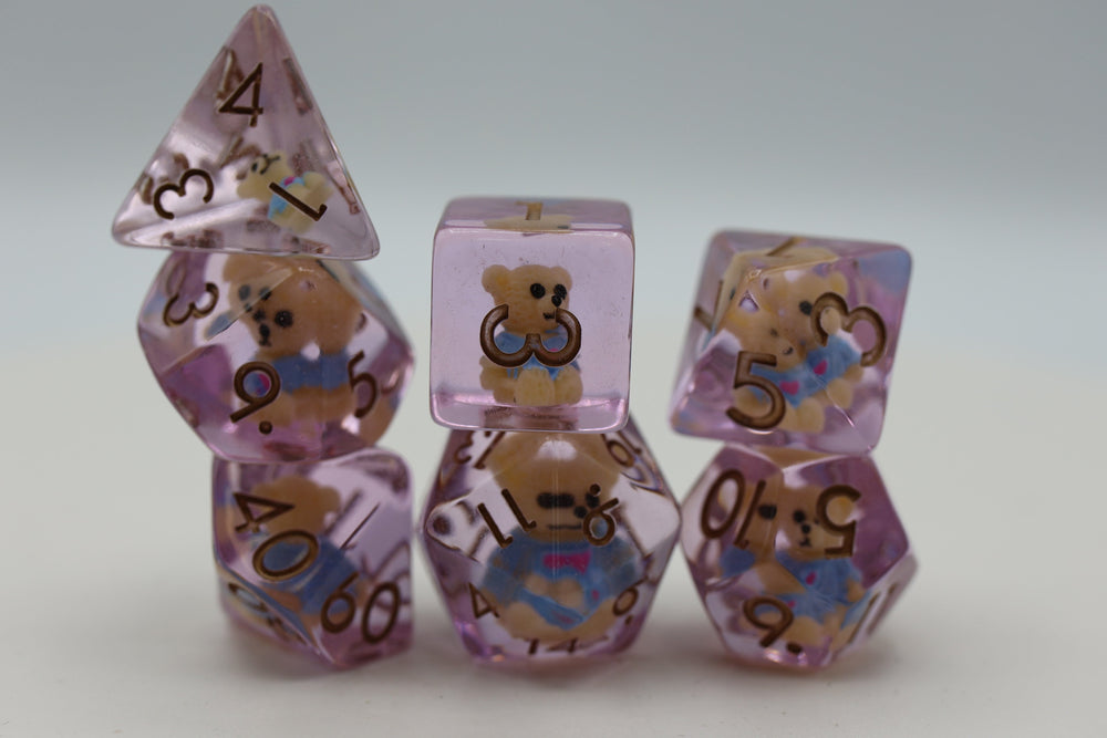 RPG Dice Set - Teddy Bear