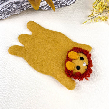 Animal Rug Coaster - Lion