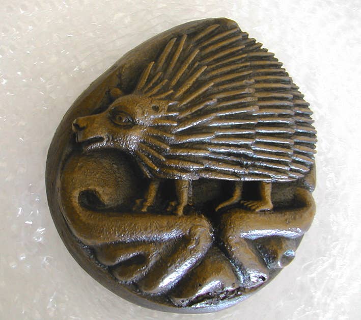 Reproduction Medieval Carving - Hedgehog