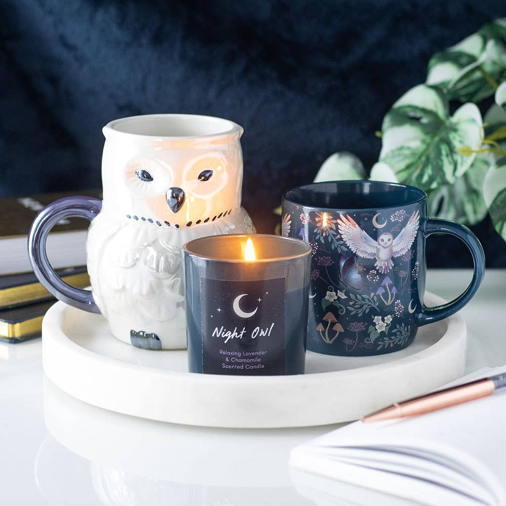 Shaped Mug - Iridescent Owl