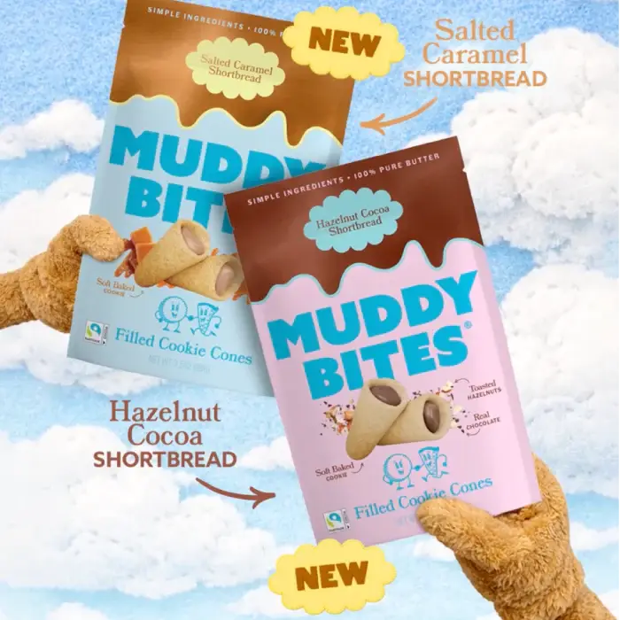 Muddy Bites - Salted Caramel Cookie Cone Snacks