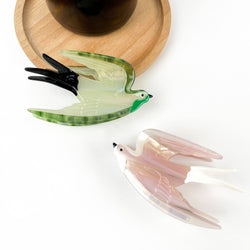 Hair Clip - Pink Swallow
