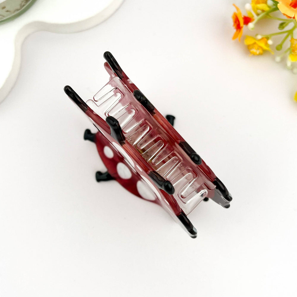 Hair Clip - Playful Ladybug