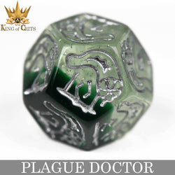 King of Crits Dice Set - Plague Doctor (11-Piece)