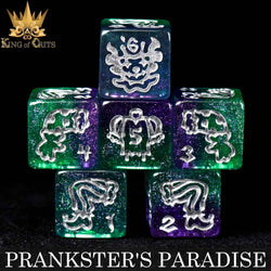 King of Crits Dice Set - Prankster's Paradise (11-Piece)
