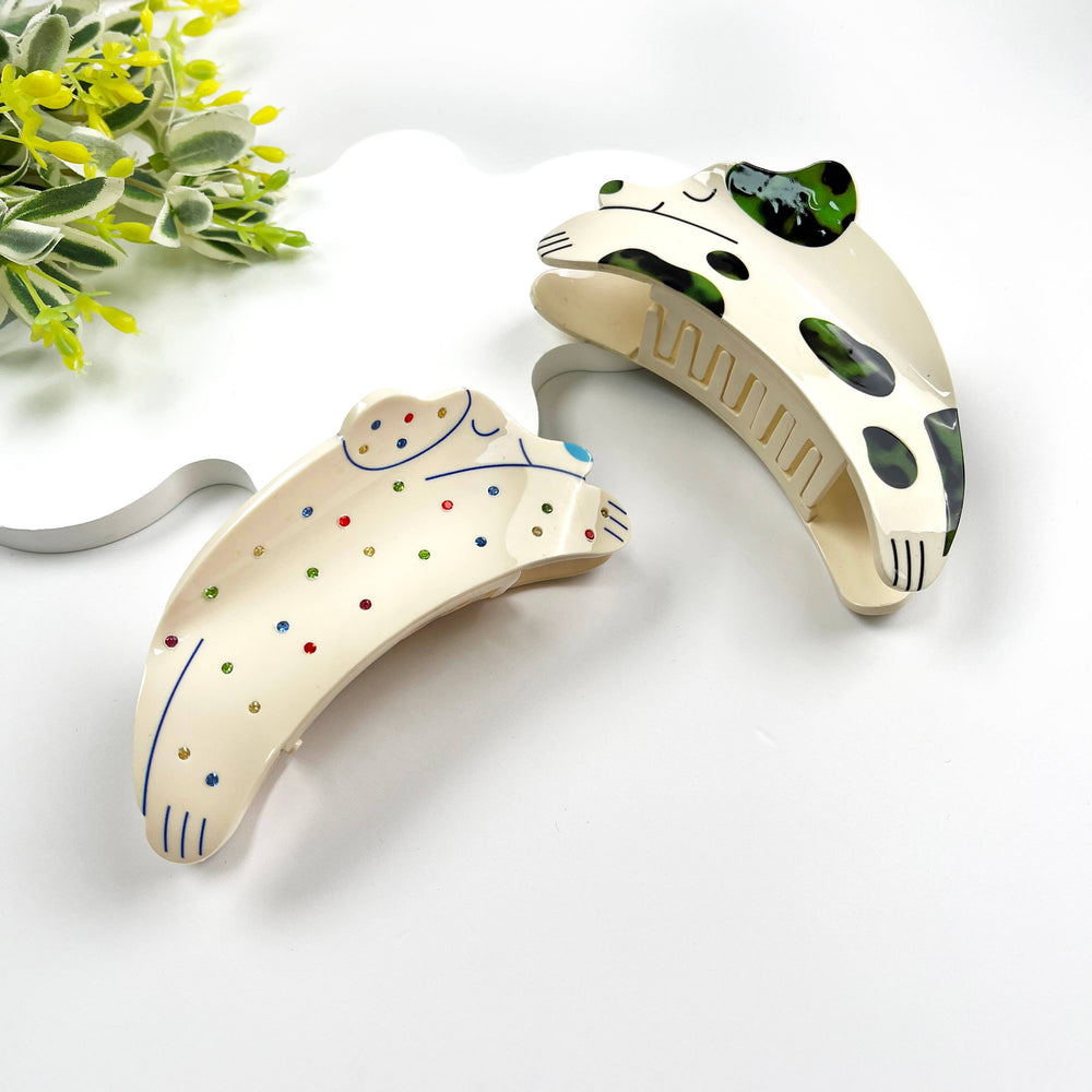 Hair Clip - Diamond Spotted Puppy