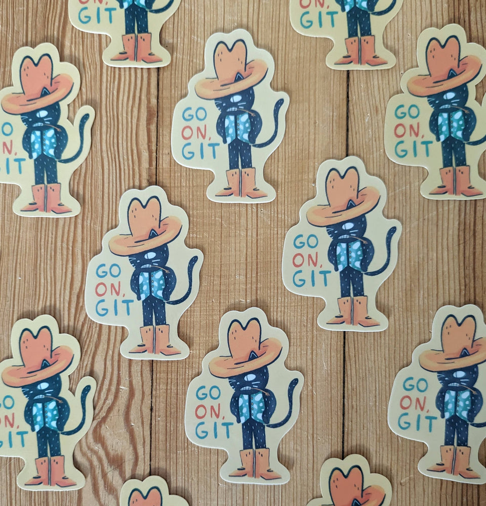 Vinyl Sticker - Go On Git