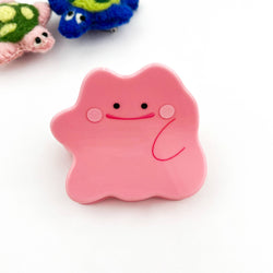 Hair Clip - Pink Monster