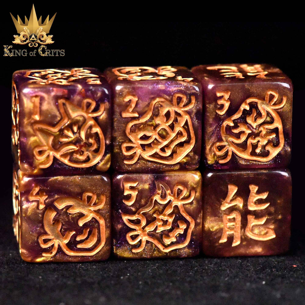 King of Crits Dice Set - Samurai Soul (11-Piece)