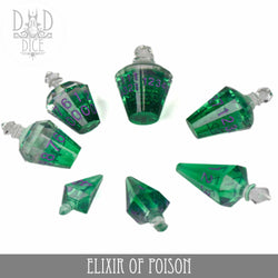 King of Crits Dice Set - Elixir of Poison