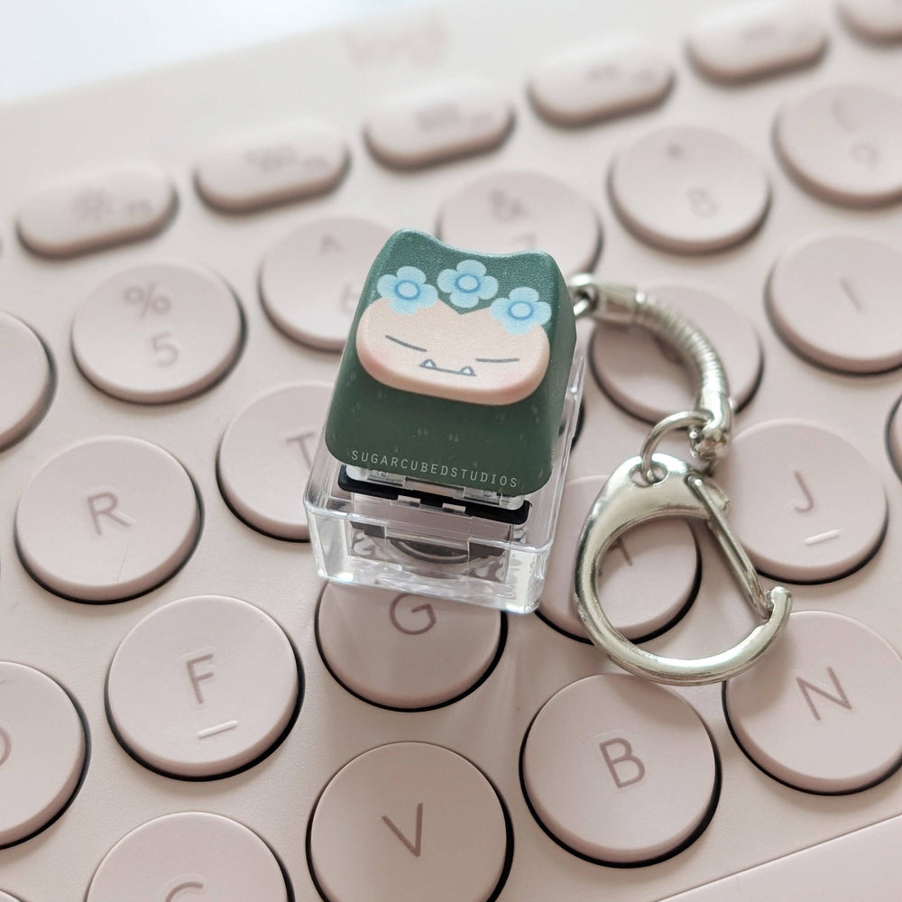 Fidget Keycap Keychain - Mossy Giant