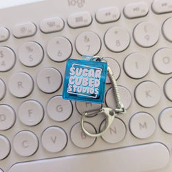 Fidget Keycap Keychain - U liek Mudkipster?