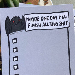 To Do List Notepad - Mothman