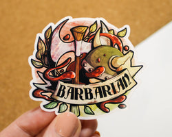 Barbarian Class Sticker: Sticker