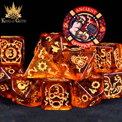 King of Crits Dice Set - Ancient Artificer (11-Piece)