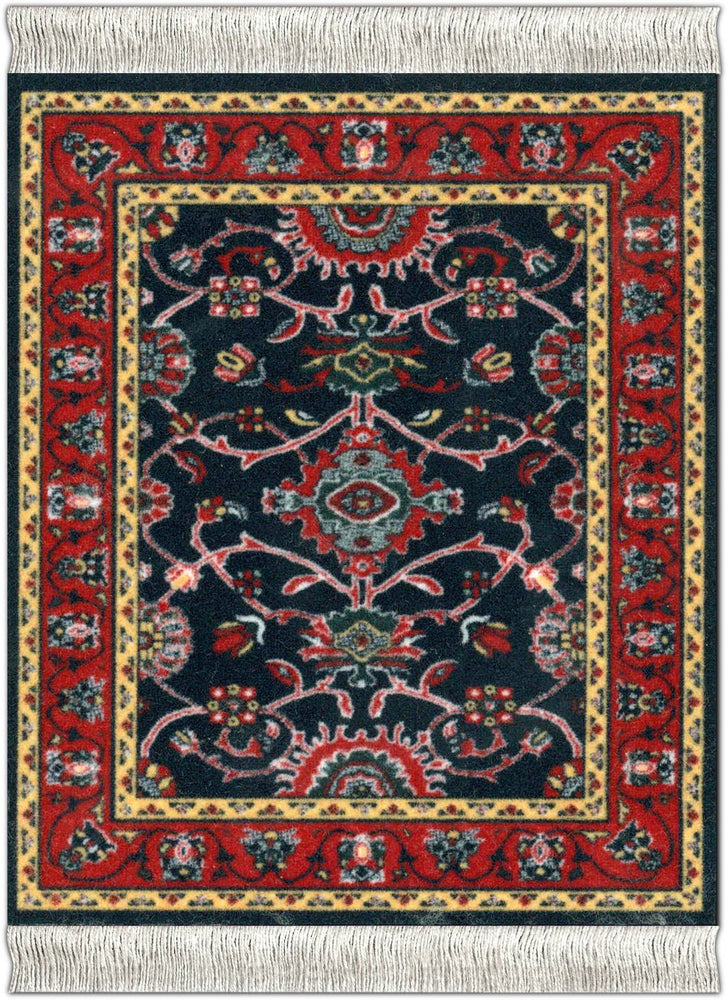 CoasterRug - Oriental Collection (4-Piece)