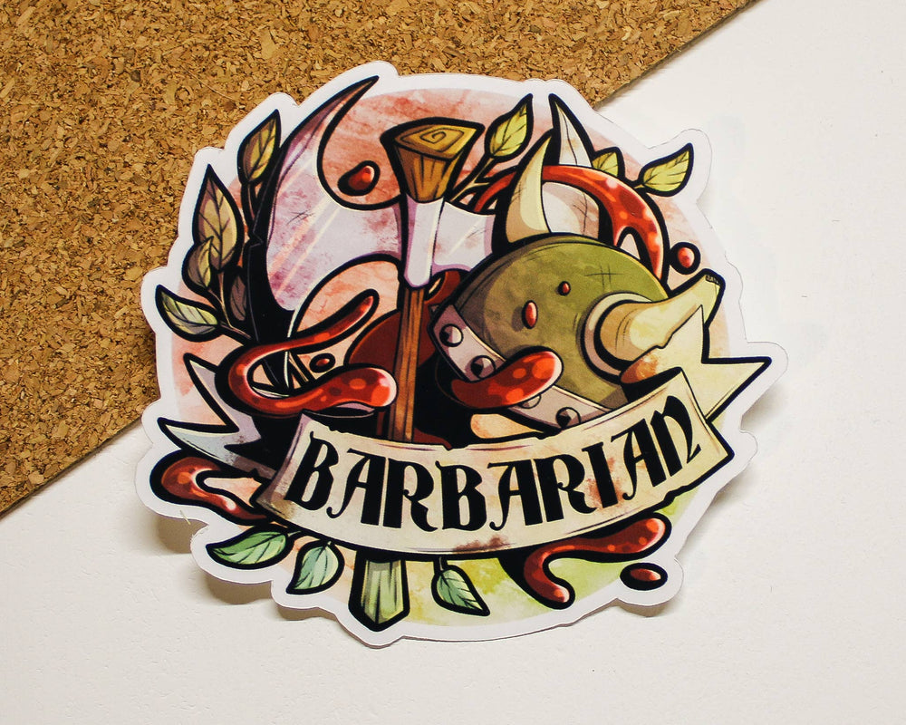 Barbarian Class Sticker: Sticker