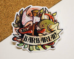 Barbarian Class Sticker: Sticker