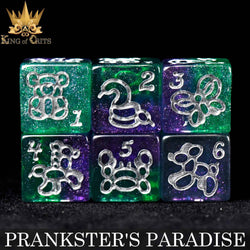 King of Crits Dice Set - Prankster's Paradise (11-Piece)
