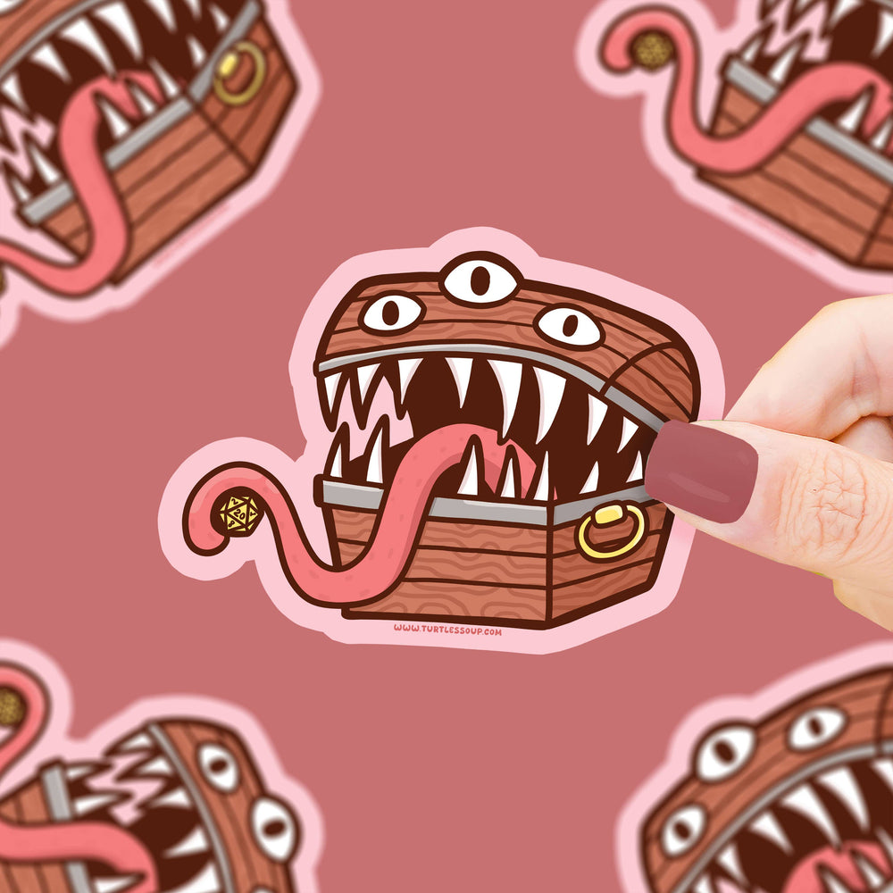 Vinyl Sticker - Mimic Treasure Chest