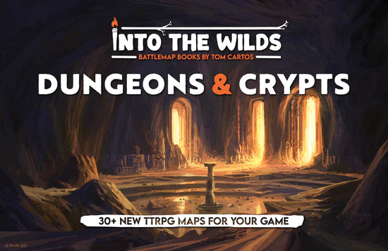 Into the Wilds Battlemap Books - Dungeons & Crypts