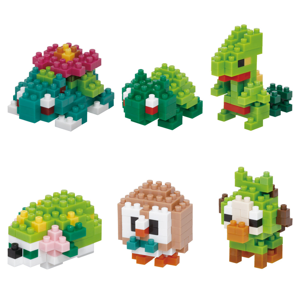 Nanoblock: Pokemon Mini - PokÃ©mon Type Grass Set 1 (Blind Box) (6)