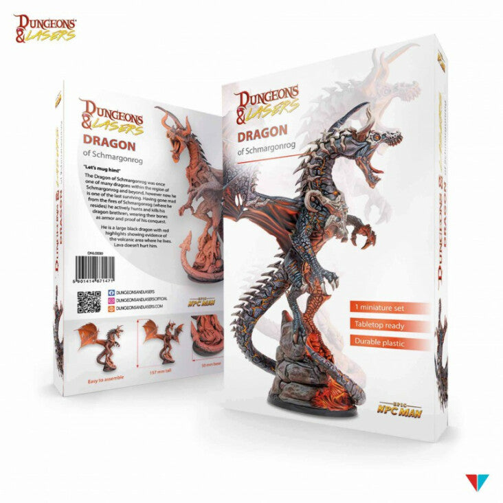 Dungeons & Lasers Miniatures - Dragon of Schmargonrog