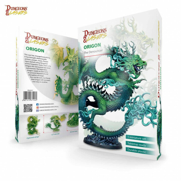 Dungeons & Lasers Mininatures - Origon, the Denouncer Dragon