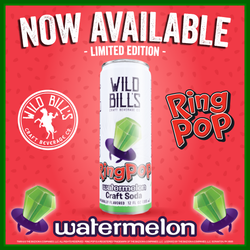 Cane Sugar Craft Soda - Watermelon Ring Pop
